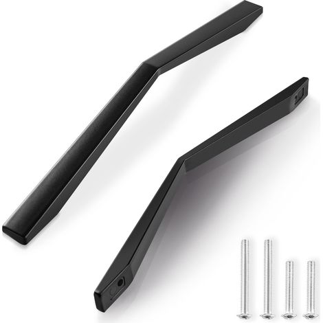 Poignée de Meuble Cuisine Entraxe Millimètre Poignet de Porte Noir Alliage D'aluminium Poignée pour Décoration Meubles 10pcs Avec Vis (1/5)