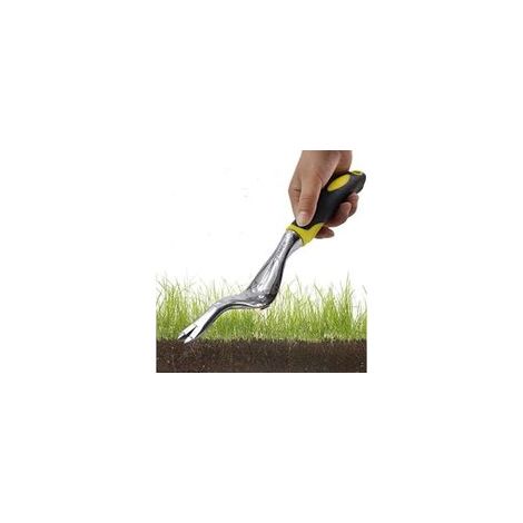 Kit d'outils de Jardinage pour Jardinage en Plein air Motif Fleurs pour enlever Les Mauvaises Herbes 11.8In0.8In Jaune (1/5)