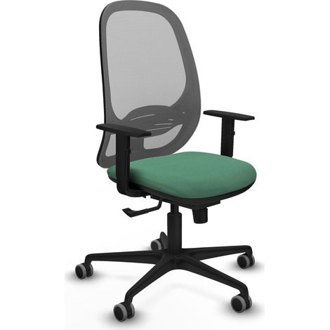 Chaise de bureau piqueras y crespo Cilanco noir mousse épaisse (1/2)