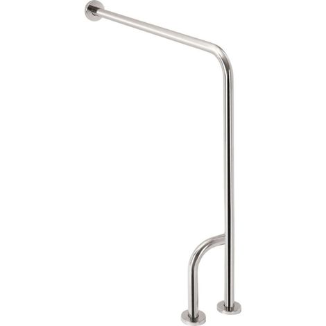 Sapho - Manico di supporto 800x850 mm, sinistra, acciaio inox XH526 (1/3)