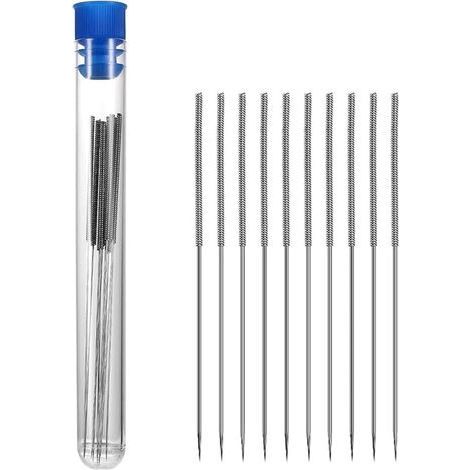 Kit de Nettoyage pour Imprimante 3D, Buses d'aiguille de Nettoyage, Buse d'extrudeuse en Acier Inoxydable, 10 pièces 0.4 mm, Buses en Acier Inoxydable, Aiguilles de Nettoyage, Aiguilles de Nettoyage (1/5)