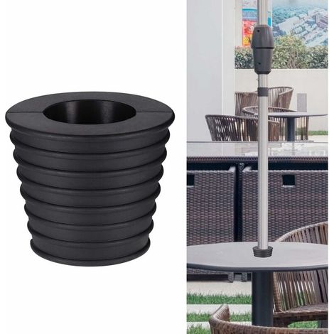 Cône de Parapluie Support de Base, pour Ouverture et Stabilité du Trou de Table Patio ou Support de Base pour Parasol, Pied de Parasol, 1.5" Parasol (1/5)