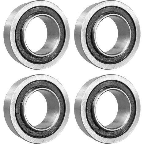 4pcs F6003-20 2RS roulement roue brouette 20x35x11mm, F6003-20-2RS F6003-20RS Scellés Carbone Acier pour tous types de brouettes, roues de diables (1/5)