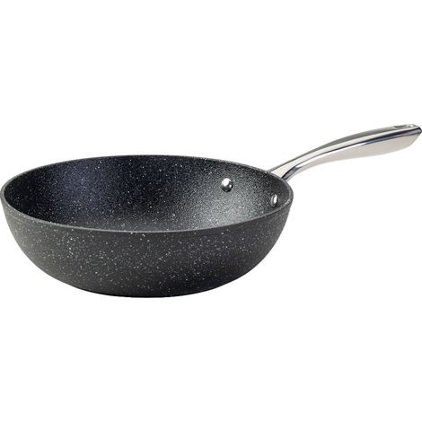 Wok 28 cm fonte aluminium revêtement antiadhésif céramique sans PFAS Fackelmann (1/5)