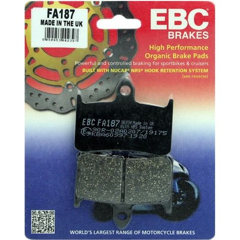Pastillas de freno EBC FA187 (1/2)
