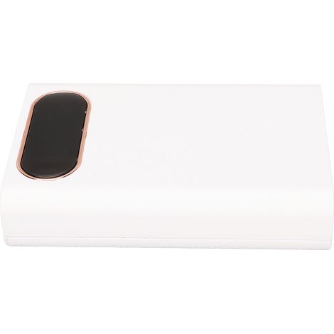 Montagegehäuse für 4 x 21700 Powerbanks – 22,5 W USB-C Schnellladung – Weißes tragbares Stromversorgungsset (1/5)