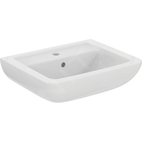 Ideal Standard Eurovit - Lavabo 550x440x185 mm, un trou pour mitigeur, blanc K284701 (1/3)