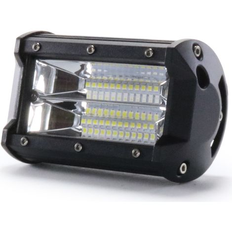 IluminaShop - Foco Proyector LED 72W 1030V DC IP67 para Coches, Barcos, Caravanas, Maquinas, Campings  Blanco Frio 6000K (1/5)