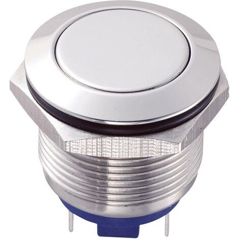 BOUTON-POUSSOIR ANTIVANDALISME TRU COMPONENTS GQ19F-10/J/S 701929 48 V/DC 2 A 1 X OFF/(ON) IP65 À RAPPEL 1 PC(S) (1/4)