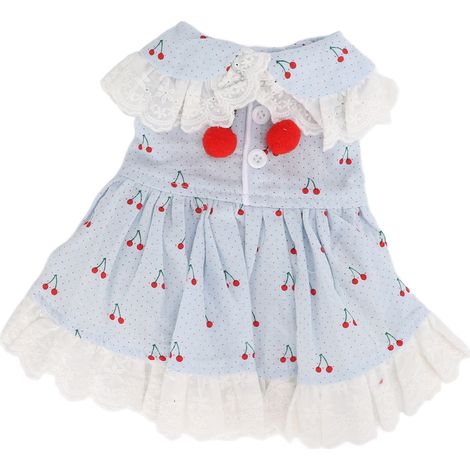 Vêtements pour animaux de compagnie, jupe petite cerise pour lapins, Chinchillas, cochons parfumés, bleu XL (1/5)