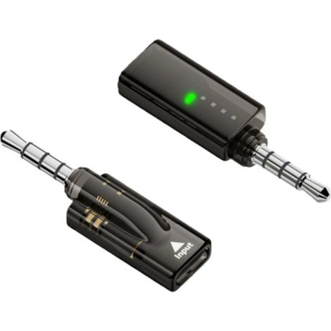 Adaptateur audio 3,5 mm mâle vers USB-C femelle compatible with, DAC 16bit/48KHz intégré, 40mW, Noir (1/5)
