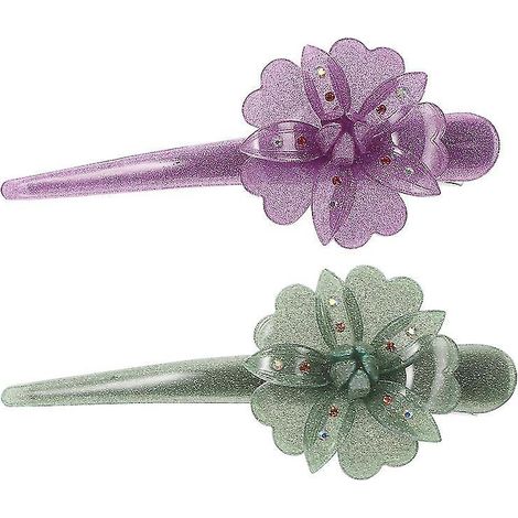 2 Stück Haarnadeln mit Blumenmuster (1/3)