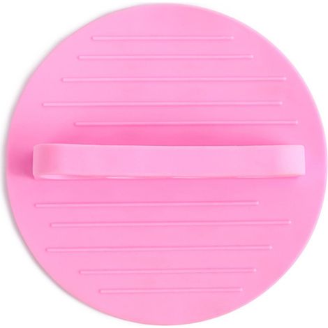Serviette exfoliante nettoyante en profondeur pour le corps. Tissu de qualité. Favorise une peau douce et éclatante. Idéale pour la douche quotidienne. 1 pièce. Rose. (1/5)