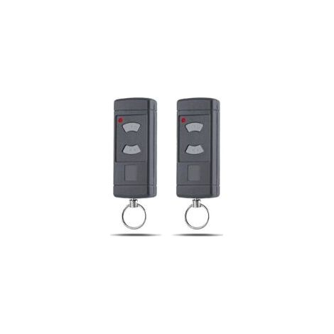 Set di 2 trasmettitori per porta da garage compatibili con i telecomandi per porta da garage Hse2-40, Hs4-40, Hsm4-40, 40,685 MHz C3