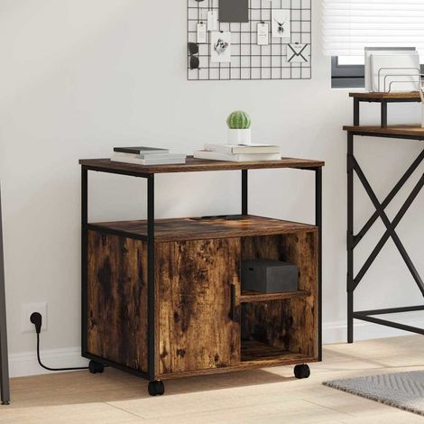 Schrank mit Ladestation Geräucherte Eiche 61 x 46 x 67 cm (1/5)