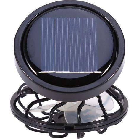 Mini-Elektro-Solarventilator zum Anclipsen, tragbare Kühlklimaanlage für Camping, Wandern, Reisen, Kühlzelle, praktischer Clip. (1/5)