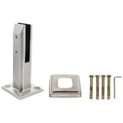 Supports d'étagère, 1 jeu de pinces métalliques pour verre, support de rampe d'escalier, pince pour robinet, support mural, pince d'étagère, support de fixation pour verre, pince à verre, étagère en v (1/5)