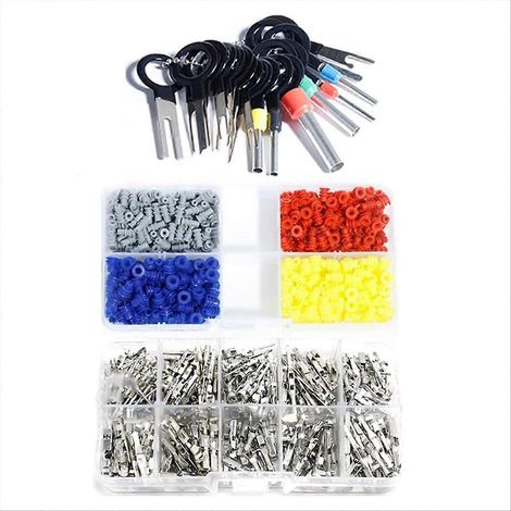 690-poliger Crimp-Steckverbindersatz für Kfz-Anlagen – Stecker- und Buchsensatz, Kfz-Verkabelungsverbinder, 690-teiliges Set (1/5)