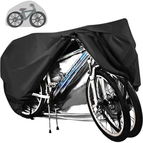 1 housse de vélo, imperméable, tissu Oxford 210D respirant, œillets de verrouillage, 200 x 85 x 110 cm, pour VTT et vélos de course (1/5)