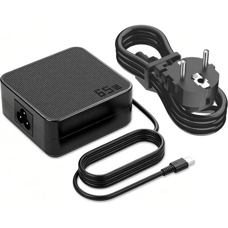 Chargeur USB C pour ordinateur portable Lenovo ThinkPad X1 X13 T14 T15 E14 E15 T480s T490 E480 Yoga 7i 9i Thinkbook 13s 14 15 16 Plus G4 Bloc d'alimentation compact Type-C (1/5)
