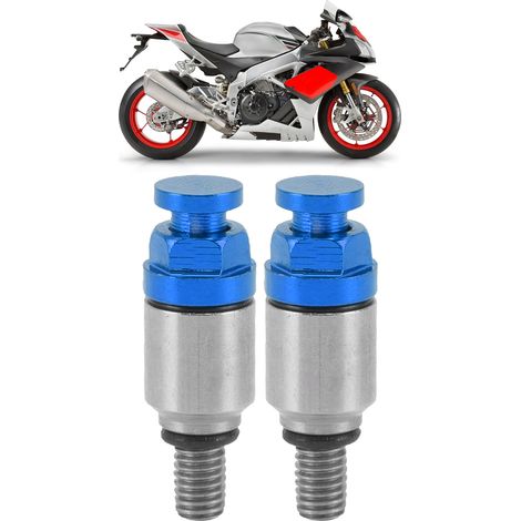 M50,8 Entlüftungsschraube, kompatibel mit HONDA, YAMAHA und KAWASAKI (paarweise erhältlich), blau (1/5)