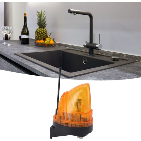 Lampe Alarm LED Flash Domotique pour Piscine Maison Sécurité 24V Polyester PC Facile Installation -35°C +90°C 14.5x12.5x10cm 1hz Accessoires Bar Screws (1/5)