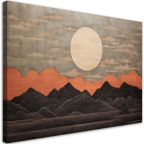 Tableau sur toile Coucher de soleil Japon 90x60 (1/5)