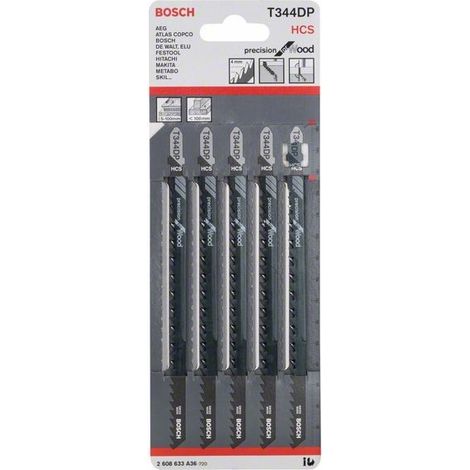 2608633A36 - Set 5 lame per seghetto alternativo T 344 DP Precision for Wood