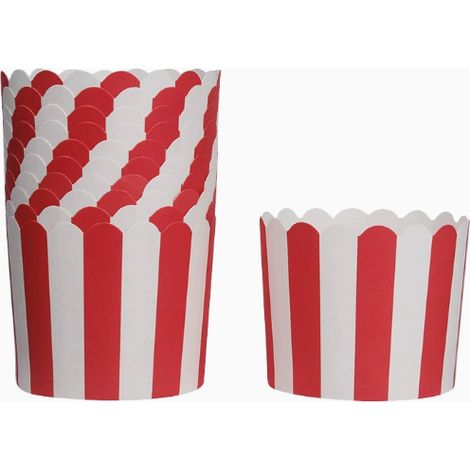 50 Stück Papier-Muffinförmchen, Papier-Cupcake-Förmchen, Muffinförmchen, für Partys, Geburtstage, Hochzeiten, Bonbonrot