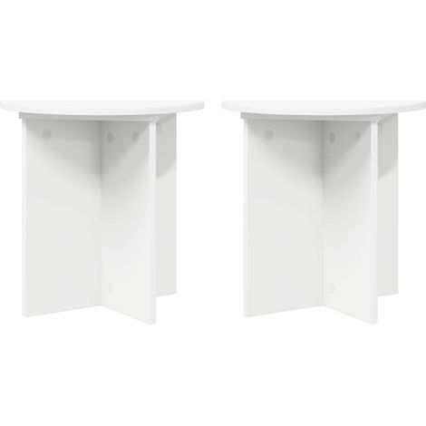 Maison Exclusive - Supporto per piante 2 pcs Bianco Ø40 x 40 cm