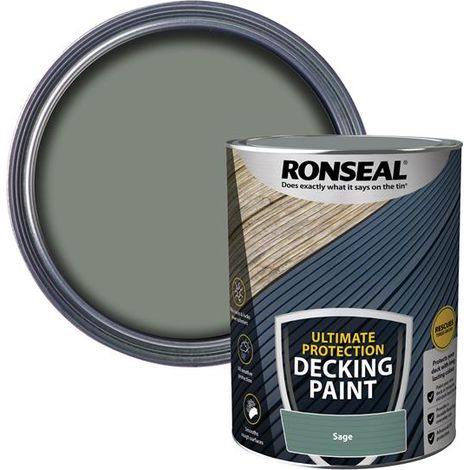 Ronseal Ultimate Protection Decking Paint Willow 5 litre