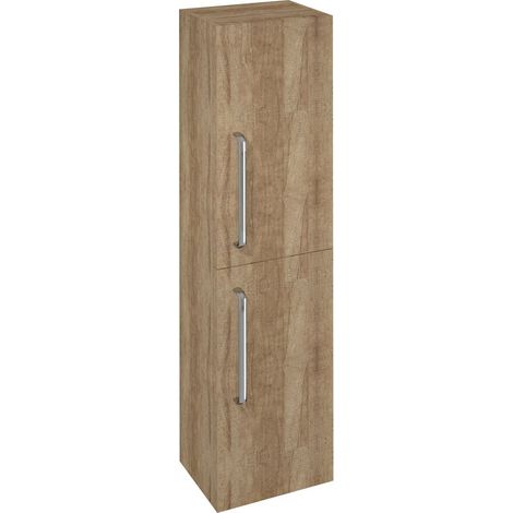 Meuble de rangement haut THEIA 35x138x29,3cm, gauche/droite/chêne Alabama (1/3)