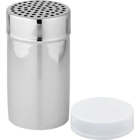 Saupoudreuse à sucre glace et cacao en acier inoxydable avec couvercle 13 cm Fackelmann Divers (1/4)