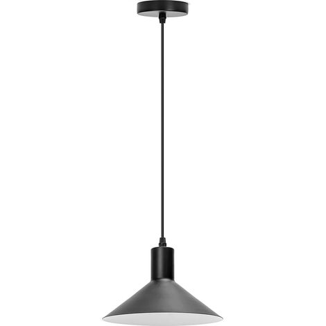 LAMPADARIO DA SOFFITTO SOSPENSIONE E27 FERRO ACCIAIO VINTAGE (1/5)