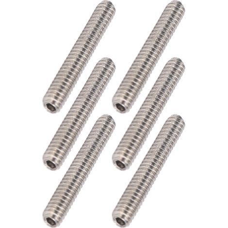 Lot de 50 vis sans tete acier inox A2-70 DIN 916 M2x12 vis de pression fixations mecanique auto meuble (1/5)