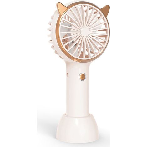 Ventilateur portable rechargeable silencieux, mini ventilateur de bureau (1/5)