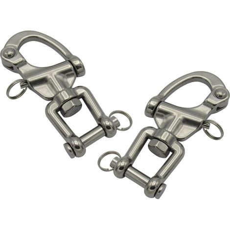 Quick Release Safety Shackles X2 (Large Horse Harness Snap Hook Carriage)