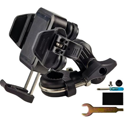 Motorcycle handlebar modification, battery, bicycle delivery, navigation, electric vehicle, phone holder, shockproof, folding, retractable (1/4)