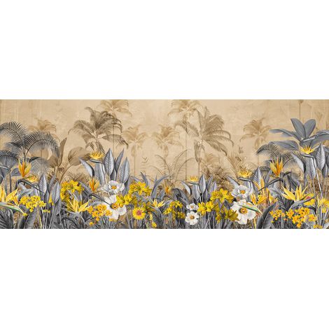 Papier peint panoramique - Fleurs - 130 cm x 51 cm (1/2)