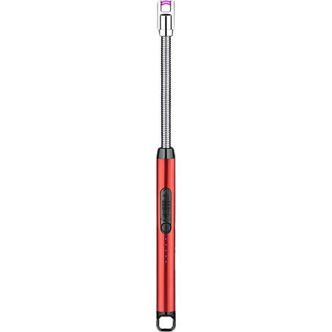 Allumeur à impulsion intelligent avec fonction de chargement USB, allumeur à arc électrique, rouge feu (1/5)