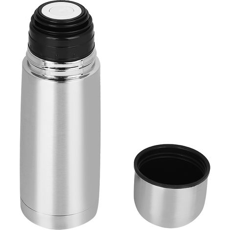 Bouteille isotherme en acier inoxydable Thermos avec couvercle à bouton-poussoir (1000 ml) (1/5)