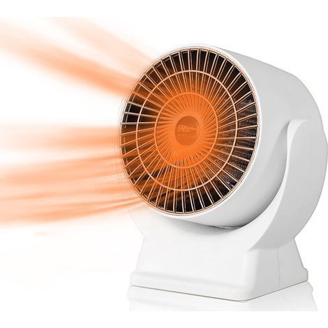 Chauffage D'appoint Economique Silencieux, Radiateur Electrique Soufflant Mobile, Mini Radiateur Soufflant Portatif, Chauffage Soufflant 800w, Petit Chauffage D'appoint Avec Thermostat Bureau (1/5)