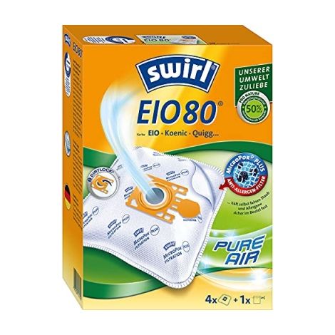 Swirl EIO80 AirSpace Sacchetto aspirapolvere 4 pz.