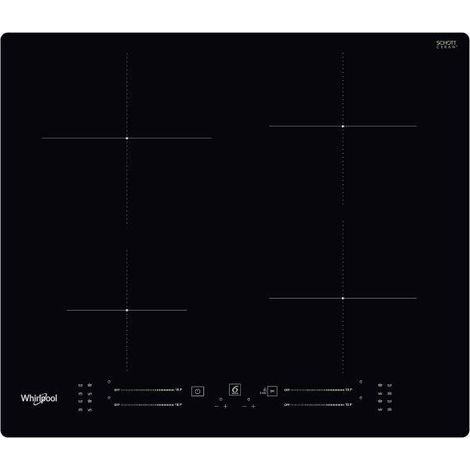 Piano cottura a induzione Whirlpool nero