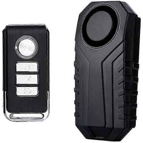 Alarma súper potente de 113 dB para motocicleta y bicicleta con control remoto, resistente al agua IP55 para automóvil. (1/5)