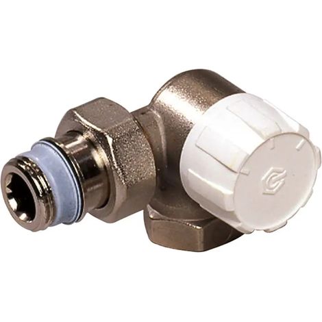 Flamco Valvola termostatica ad angolo retto DN15 con preregol., Rp1/2 x G1/2a, M30x1.5, F34016