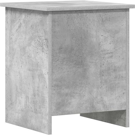 Baúl de almacenamiento Gris Hormigón 40 x 40 x 50 cm vidaXL
