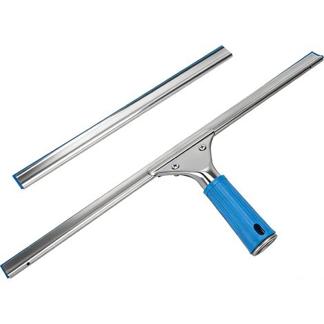 Raclette en caoutchouc pour fenêtre, canal en acier inoxydable et poignée en caoutchouc, nettoyeur de douche de salle de bain, carrelage, verre, équipement de nettoyage de fenêtres (1/5)