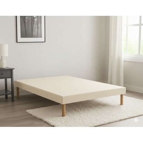Sommier Essenzia TRADITION GRAPHIC 13cm Couleur 80x190 Beige Lattes (1/3)