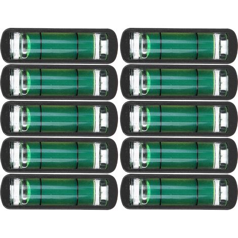 10 mini niveaux à bulle en plastique de haute précision pour trépied d'appareil photo horizontal (1/5)